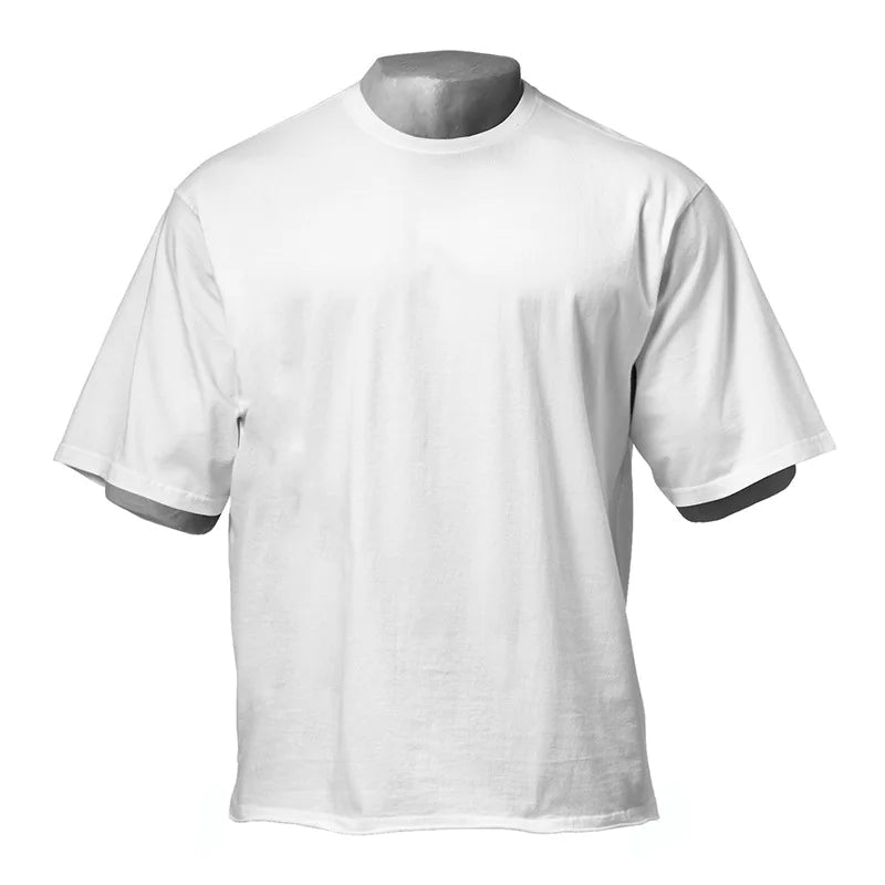 Solid Color Blank Sports Short-sleeved T-shirt