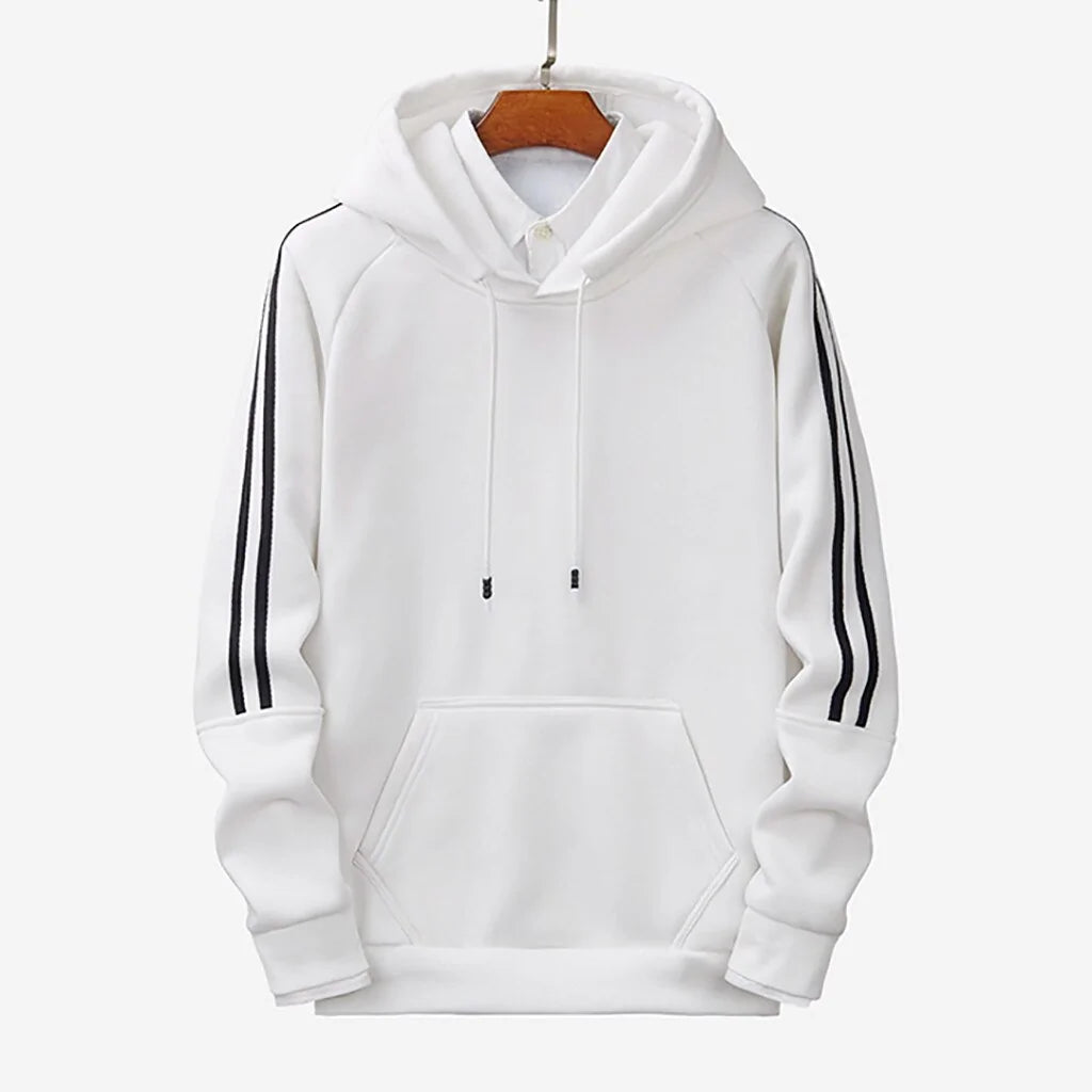 Stripe Stitching Hoodies